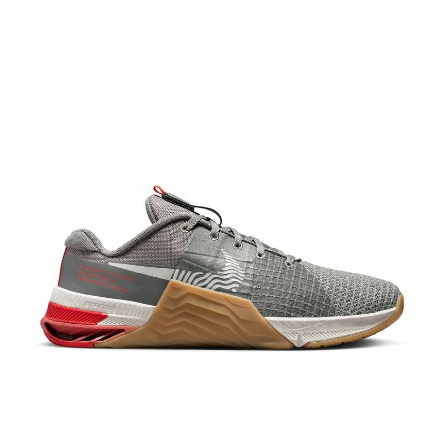 Footwear * | Nike Men'S Metcon 8 (005 Flat Pewter/Phantom/Gum Med Brown)