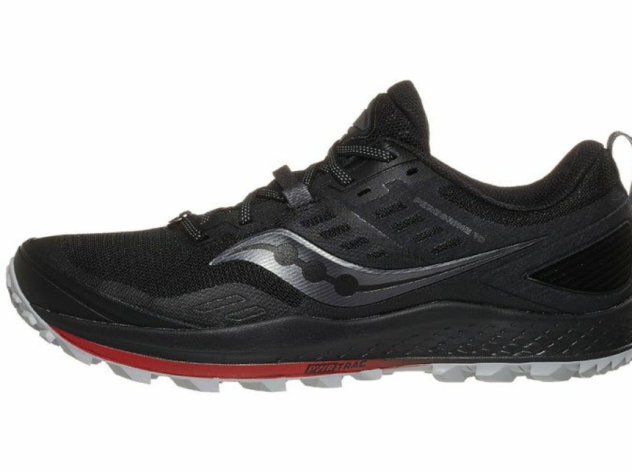 Footwear * | Saucony Men'S Peregrine 10 (20 Black/Red)