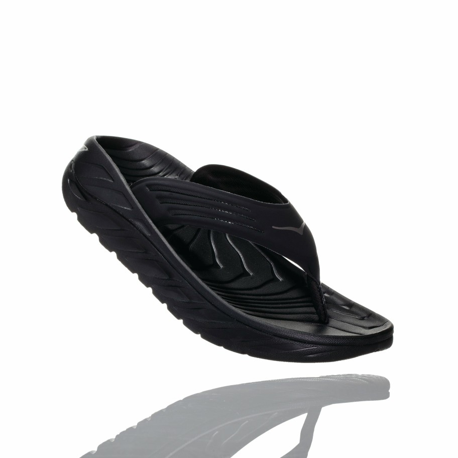 Footwear * | Hoka Men'S Ora Recovery Flip (Bdggr Black)