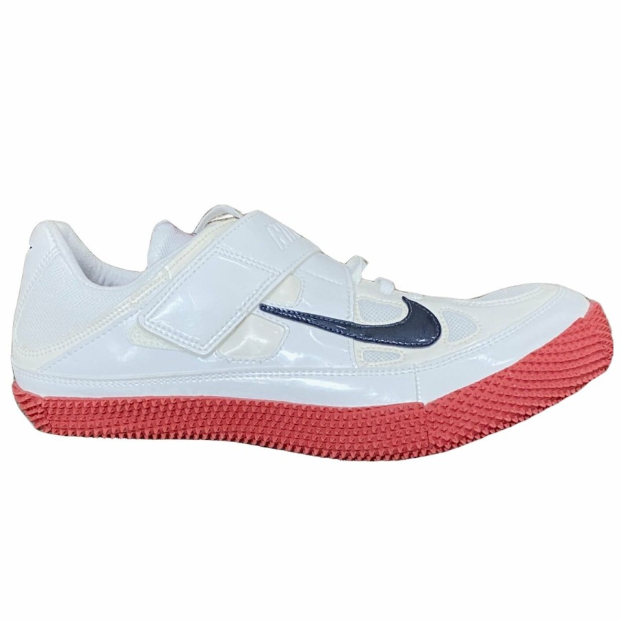 Footwear * | Nike Unisex High Jump Iii (141 White/Obsidian-Sport Red)