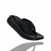 Footwear * | Hoka Women'S Ora Recovery Flip (Bdgrr Black/Dark Grey)