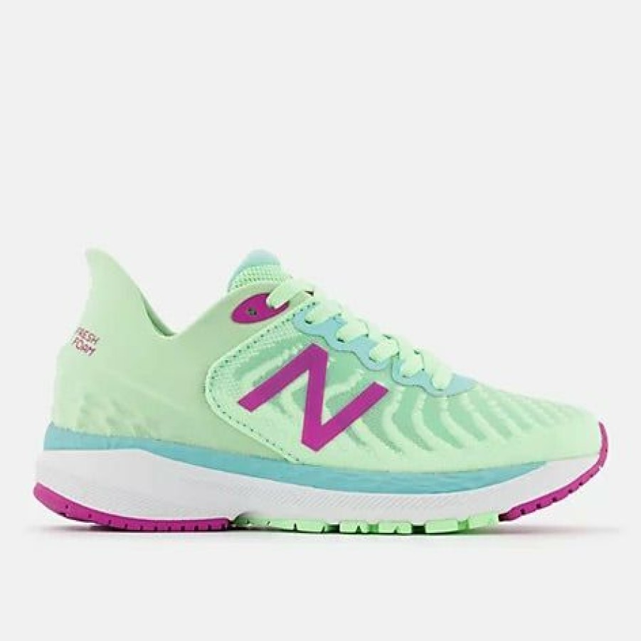 Footwear * | New Balance Kid'S 860 V11 (R Vibrant Spring Glo/Magenta Pop)