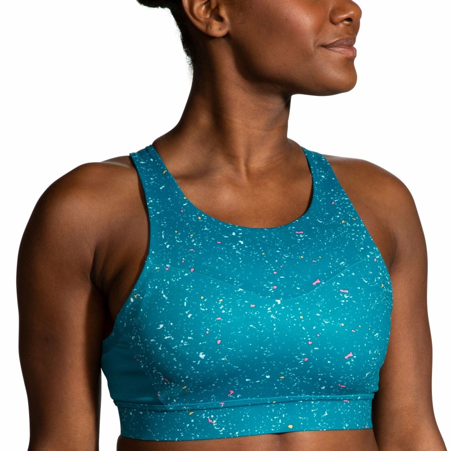 Bras * | Women'S Brooks Drive 3 Pocket Run Bra 350080-464