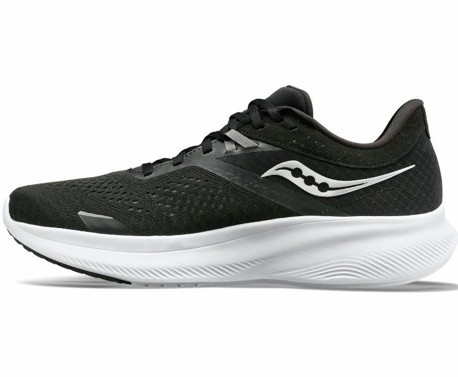 Footwear * | Saucony Women'S Ride 16 (05 Black/White)