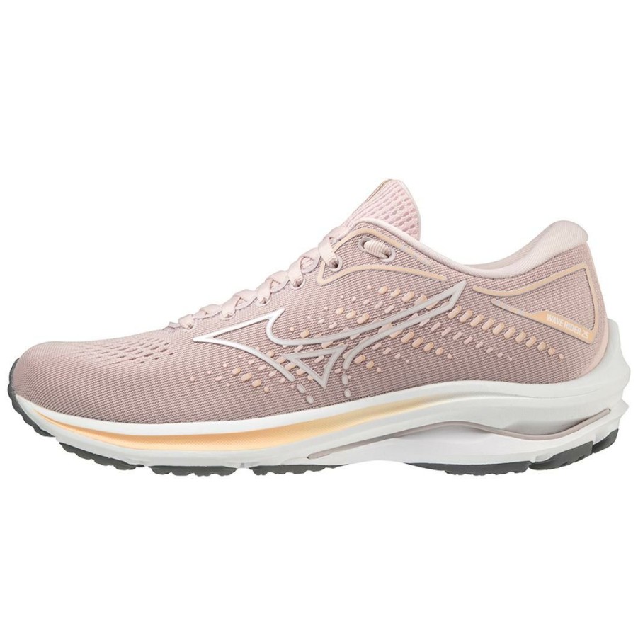 Footwear * | Mizuno Women'S Wave Rider 25 (6K00 Pale Lilac-White)