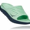 Footwear * | Hoka Men'S Ora Recovery Slide (Gaos Green Ash/Outer Space)