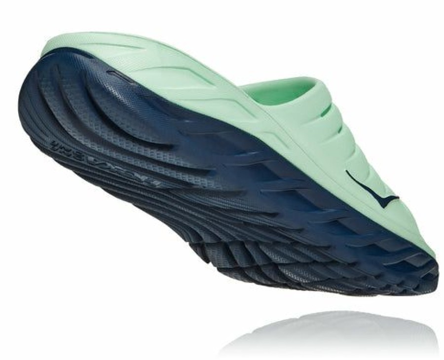 Footwear * | Hoka Men'S Ora Recovery Slide (Gaos Green Ash/Outer Space)