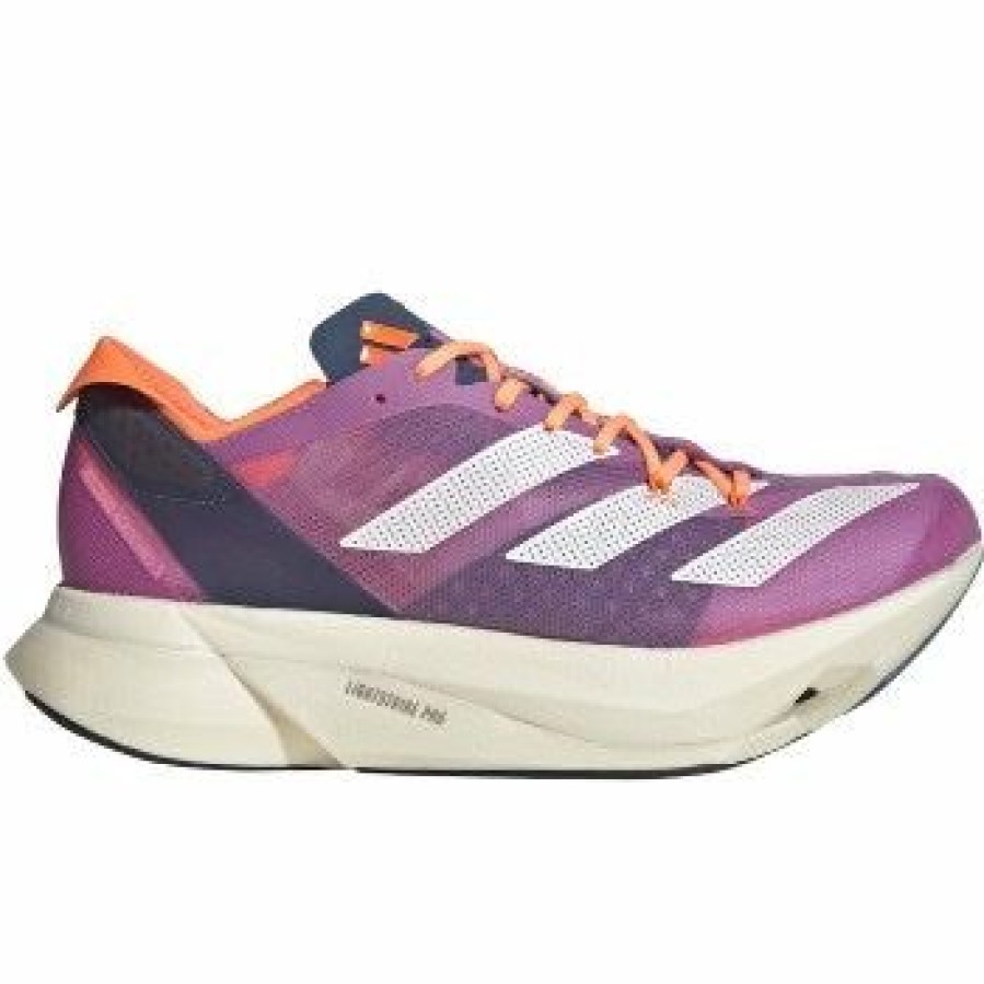 Footwear * | Adidas Unisex Adizero Adios Pro 3 (Pulse Lilac/Footwear White/Solar Orange)