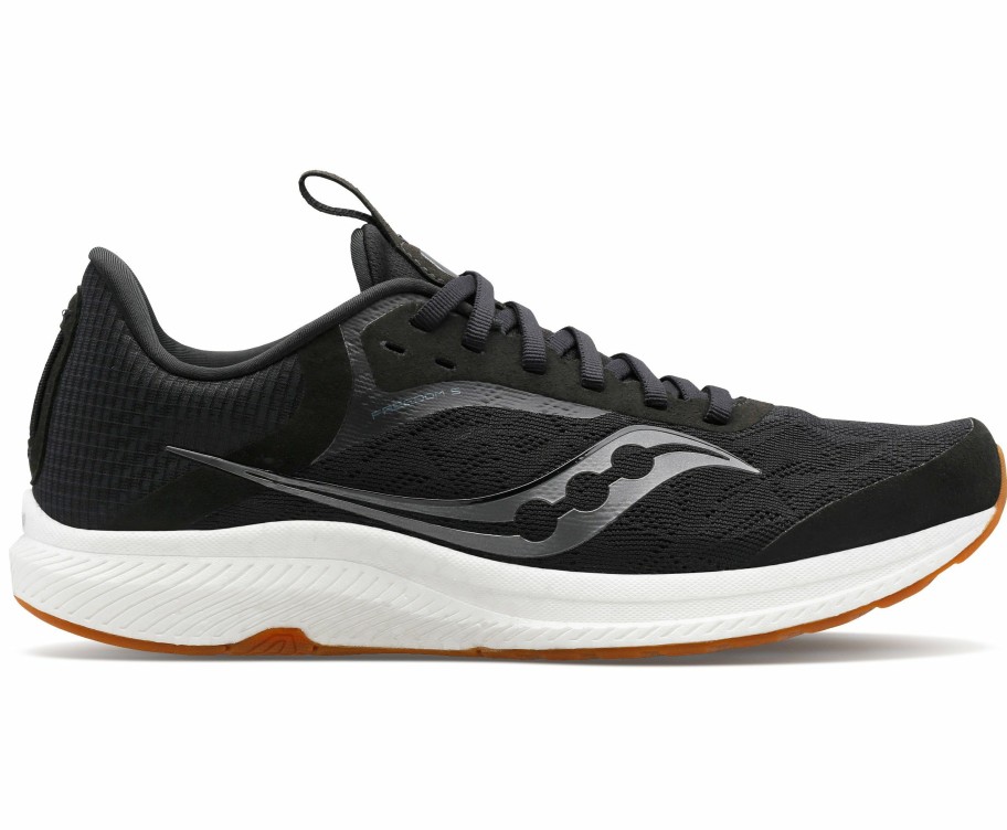 Footwear * | Saucony Women'S Freedom 5 (12 Black/Gum)