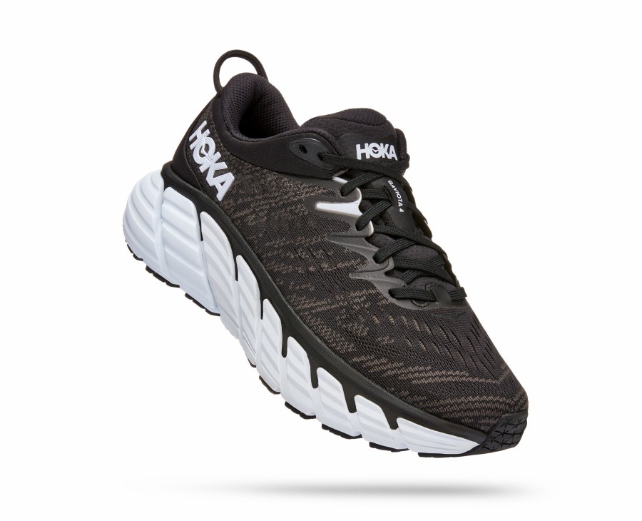 Footwear * | Hoka Women'S Gaviota 4 D Wide (Bwht Black/White)