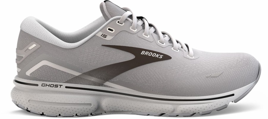 Footwear * | Brooks Men'S Ghost 15 Extra Wide (098 Alloy/Oyster/Black)