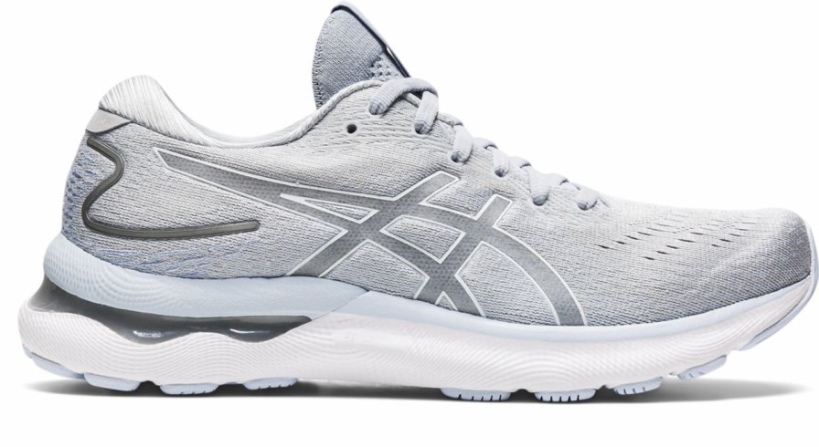 Footwear * | Asics Women'S Gel-Nimbus 24 (021 Piedmont Grey/White)