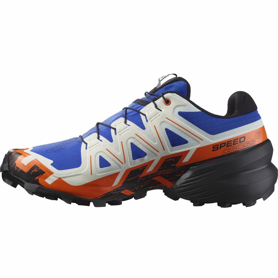 Footwear * | Salomon Men'S Speedcross 6 (Lapis Blue/Black/Scarlet Ibis)