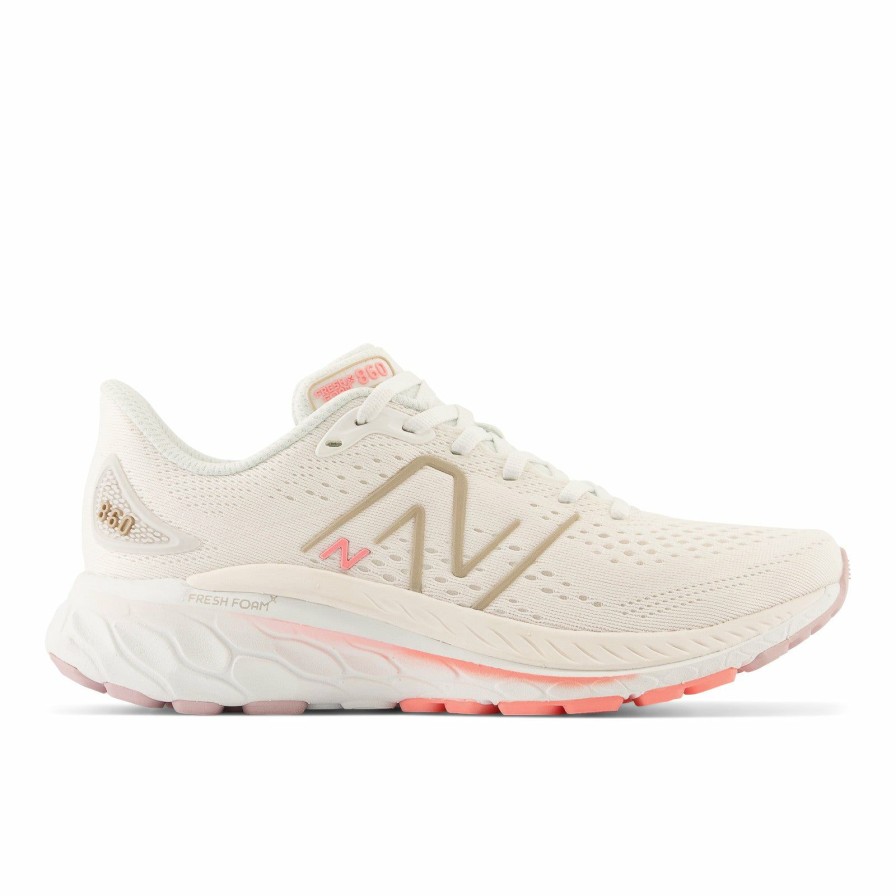 Footwear * | New Balance Women'S Fresh Foam X 860 V13 (L White/Light Gold Metallic/Grapefruit)