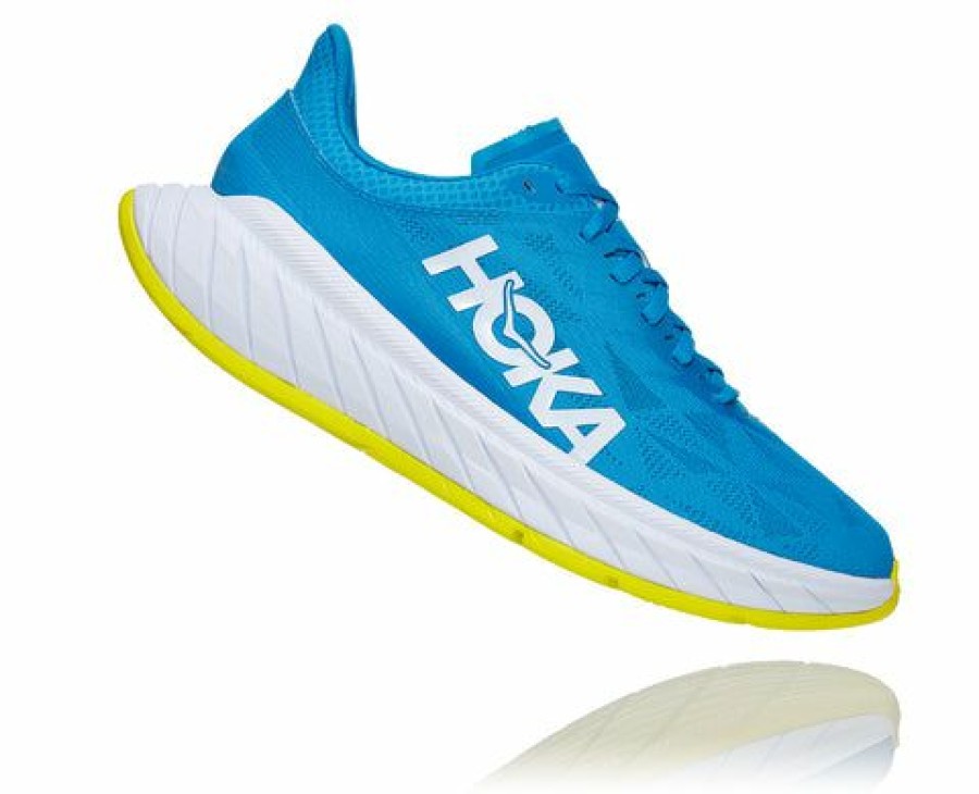 Footwear * | Hoka Men'S Carbon X 2 (Dbctr Diva Blue/Citrus)