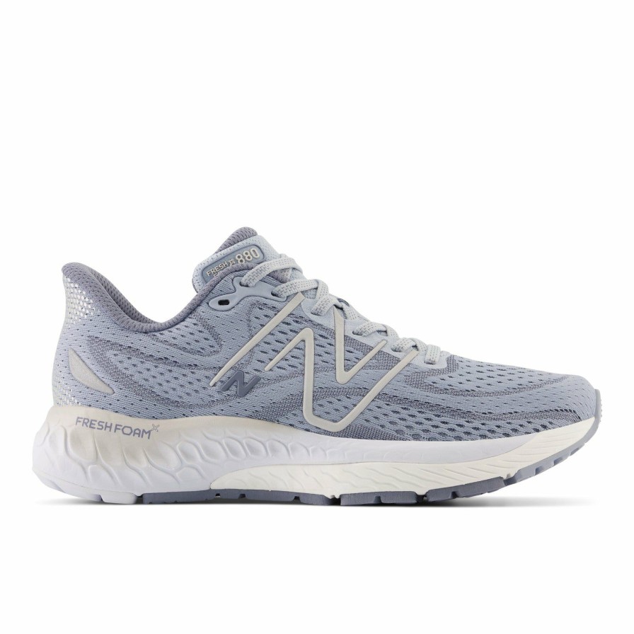 Footwear * | New Balance Women'S Fresh Foam X 880 V13 Wide (G Light Arctic Grey/Arctic Grey/Light Silver Metallic)