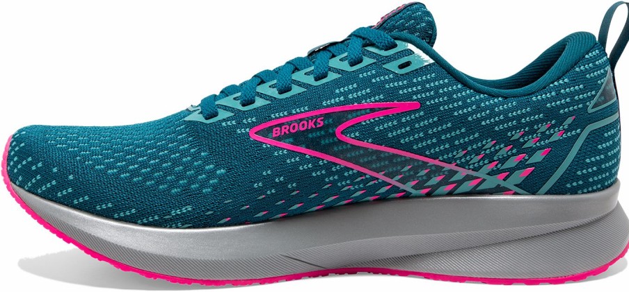 Footwear * | Brooks Women'S Levitate 5 (423 Blue/Porcelain/Pink)