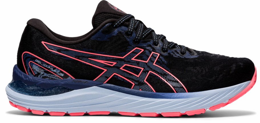 Footwear * | Asics Women'S Gel-Cumulus 23 (019 Black/Blazing Coral)