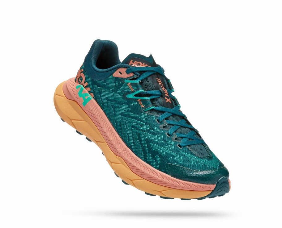 Footwear * | Hoka Women'S Tecton X (Dtwgr Deep Teal/Water Garden)