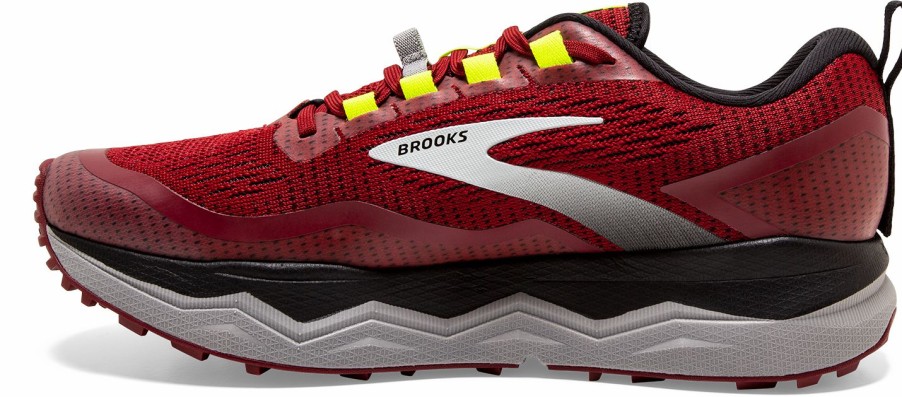 Footwear * | Brooks Men'S Caldera 5 (631 Red/Black/Nightlife)