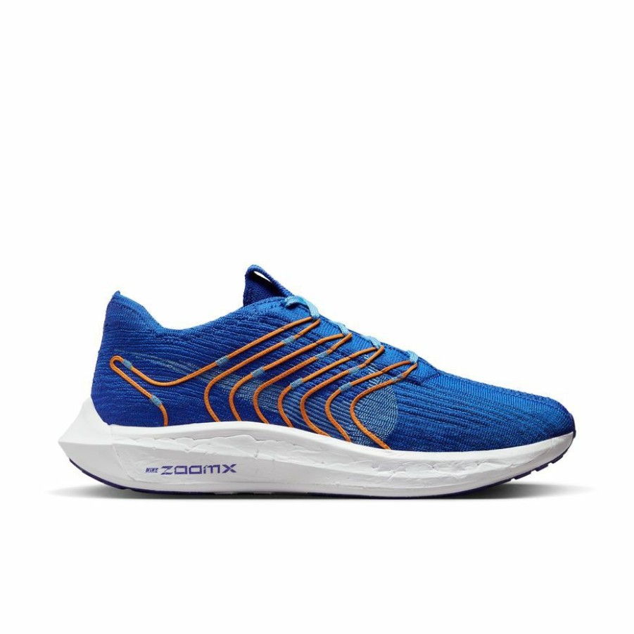 Footwear * | Nike Men'S Pegasus Turbo Flyknit Next Nature (400 Game Royal/University Blue/Vivid Orange)