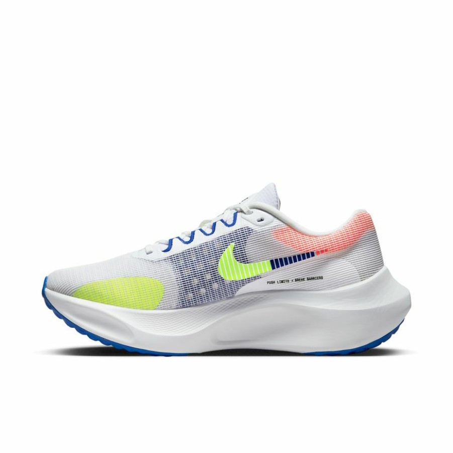 Footwear * | Nike Men'S Zoom Fly 5 Premium (100 White/Black/Racer Blue/Bright Crimson)