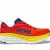 Footwear * | Hoka Men'S Bondi 8 (Rafl Red Alert/Flame)