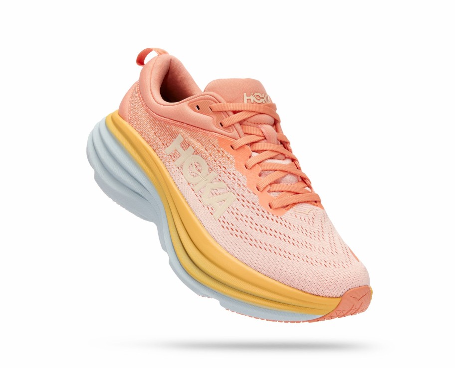 Footwear * | Hoka Women'S Bondi 8 (Scpp Shell Coral/Peach Parfait)