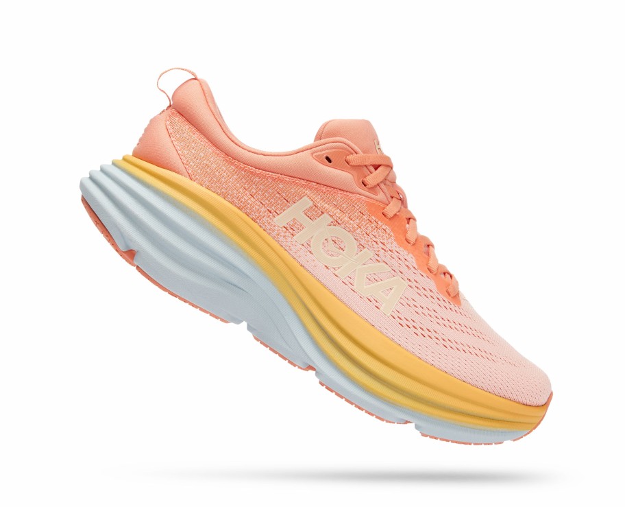 Footwear * | Hoka Women'S Bondi 8 (Scpp Shell Coral/Peach Parfait)