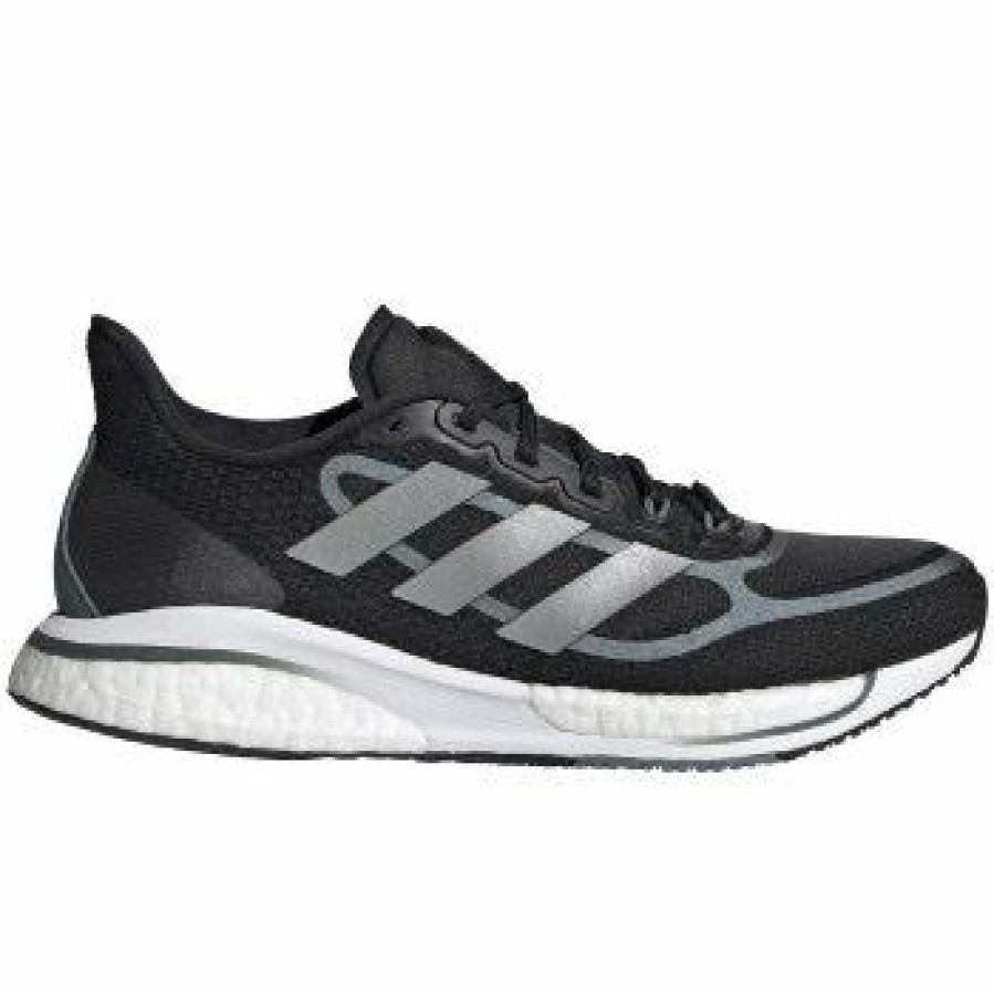 Footwear * | Adidas Women'S Supernova + (Core Black/Silver Met/Blue Oxide)