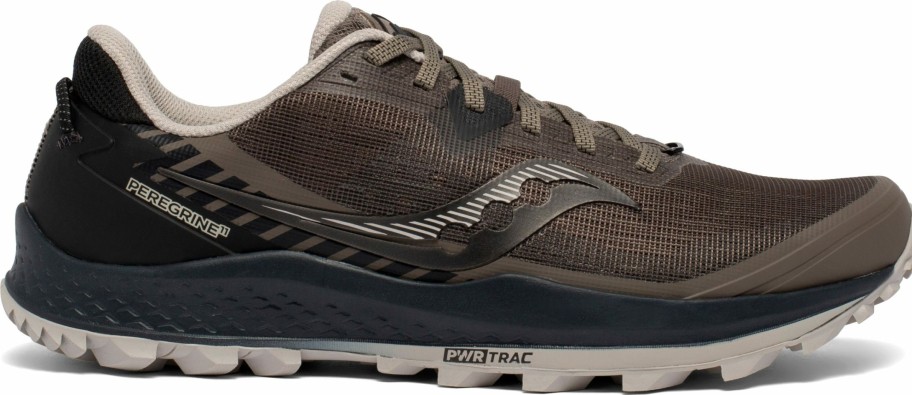 Footwear * | Saucony Men'S Peregrine 11 (35 Gravel/Black)