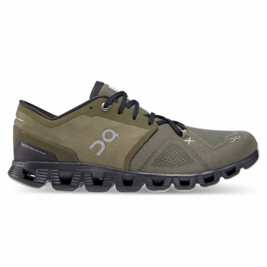 Footwear * | On Men'S Cloud X 3 (Olive/Reseda)