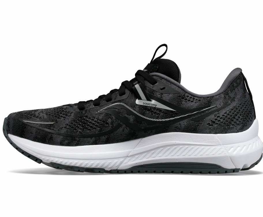 Footwear * | Saucony Men'S Omni 21 Wide (10 Black/White)