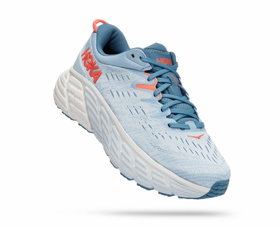 Footwear * | Hoka Women'S Gaviota 4 Wide (Bfpa Blue Fog/Plein Air)