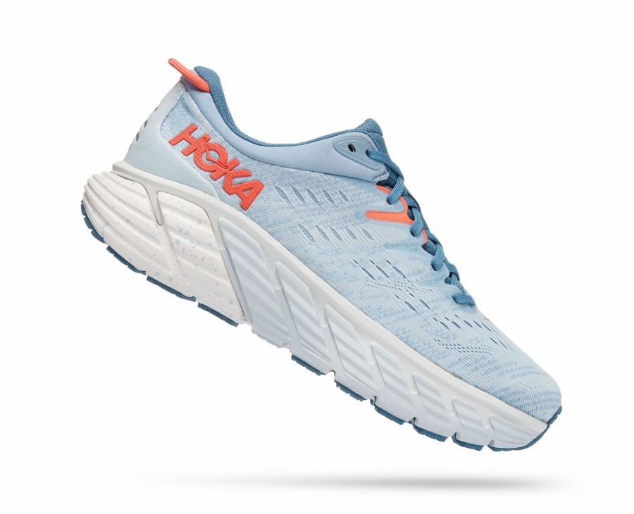 Footwear * | Hoka Women'S Gaviota 4 Wide (Bfpa Blue Fog/Plein Air)