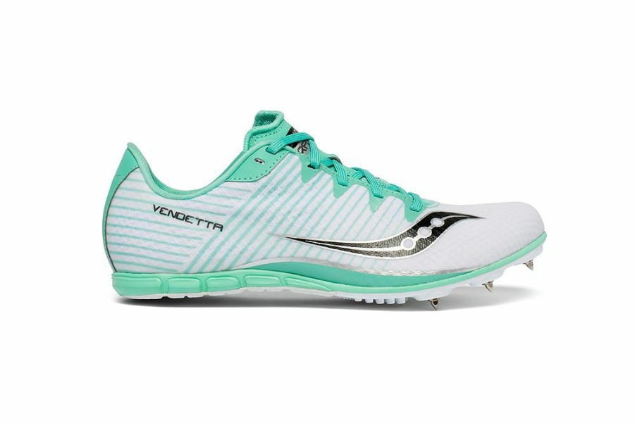 Footwear * | Saucony Women'S Vendetta 2 (5 White/Teal)