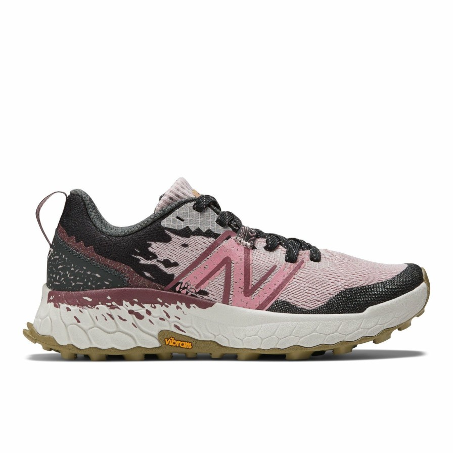 Footwear * | New Balance Women'S Fresh Foam Hierro V7 (O Stone Pink/Blacktop/Washed Burgundy)