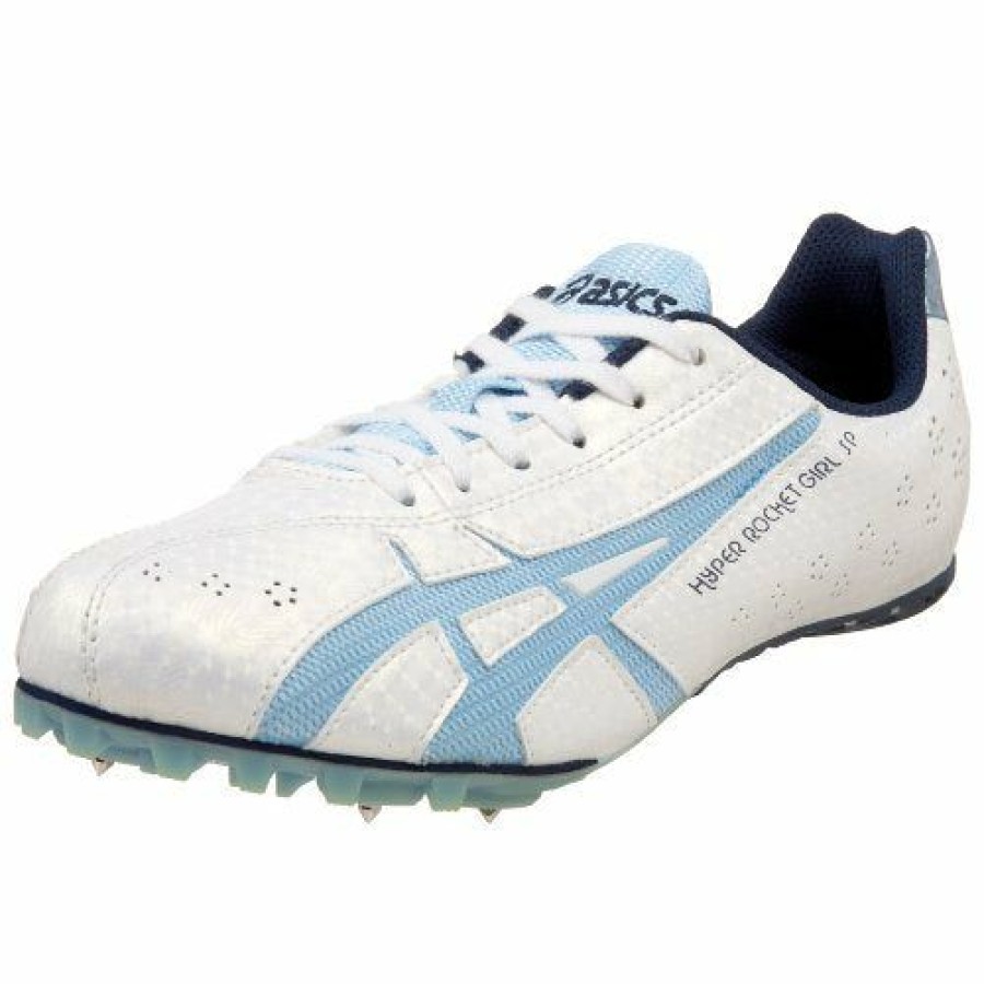 Footwear * | Asics Women'S Hyper Rocket Girl Sp 3 (White/Sky Blue/Navy)