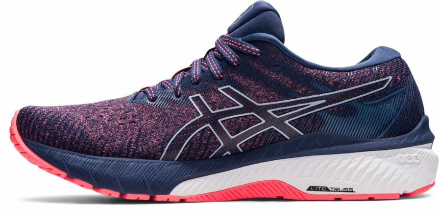 Footwear * | Asics Women'S Gt-2000 10 (700 Blazing Coral/Thunder Blue)