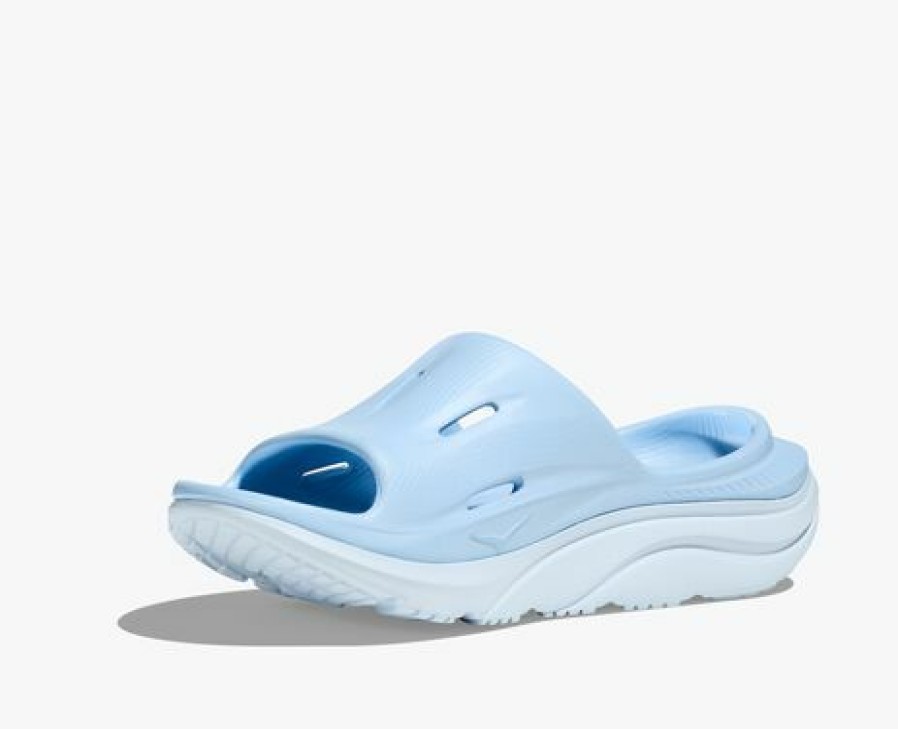 Footwear * | Hoka U Ora Recovery Slide 3 (Iwab Ice Water/Airy Blue)