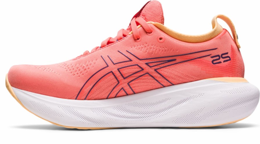 Footwear * | Asics Women'S Gel-Nimbus 25 (700 Papaya/Dusty Purple)