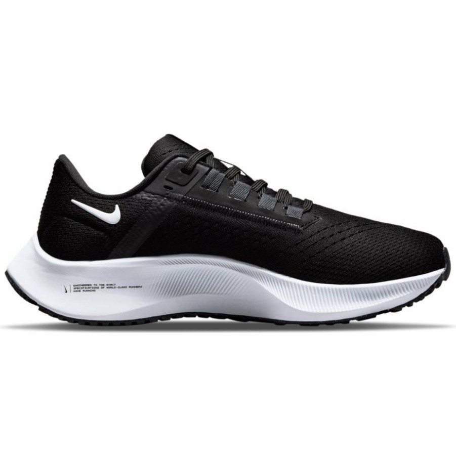 Footwear * | Nike Women'S Zoom Pegasus 38 Wide (002 Black/White/Anthracite/Volt)