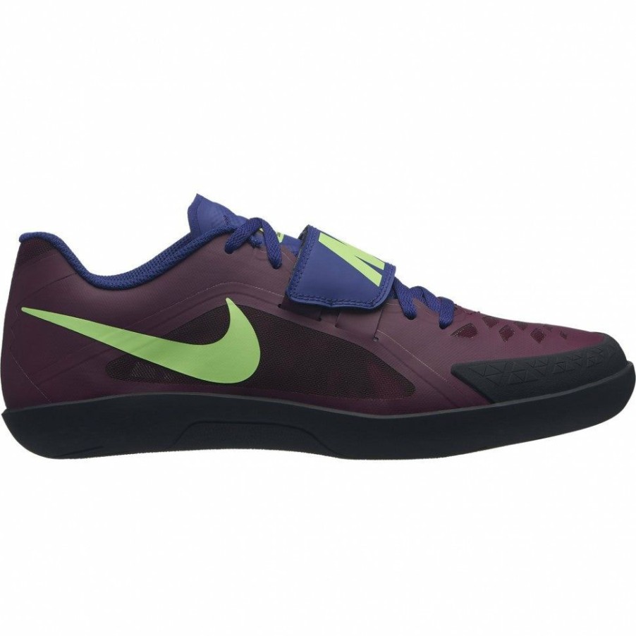 Footwear * | Nike Unisex Zoom Rival Sd 2 (600 Bordeaux/Lime Blast)