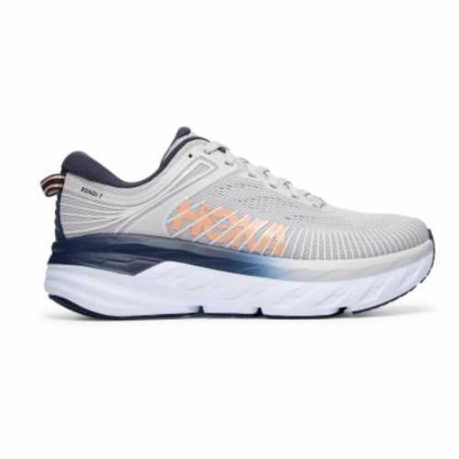 Footwear * | Hoka Women'S Bondi 7 (Lrbi Lunar Rock/Black Iris)