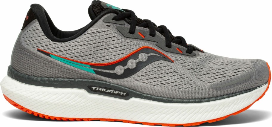 Footwear * | Saucony Men'S Triumph 19 (20 Alloy/Fire)