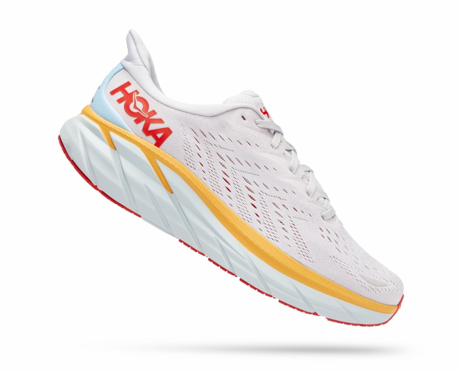 Footwear * | Hoka Men'S Clifton 8 (Ncbdb Nimbus Cloud/Blanc De Blanc