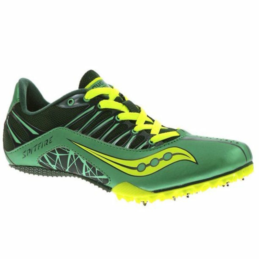 Footwear * | Saucony Women'S Spitfire (2 Green/Yellow)