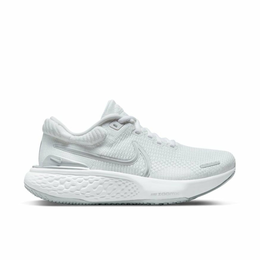 Footwear * | Nike Women'S Zoomx Invincible Run Flyknit 2 (101 White/Metallic Silver/Pure Platinum)