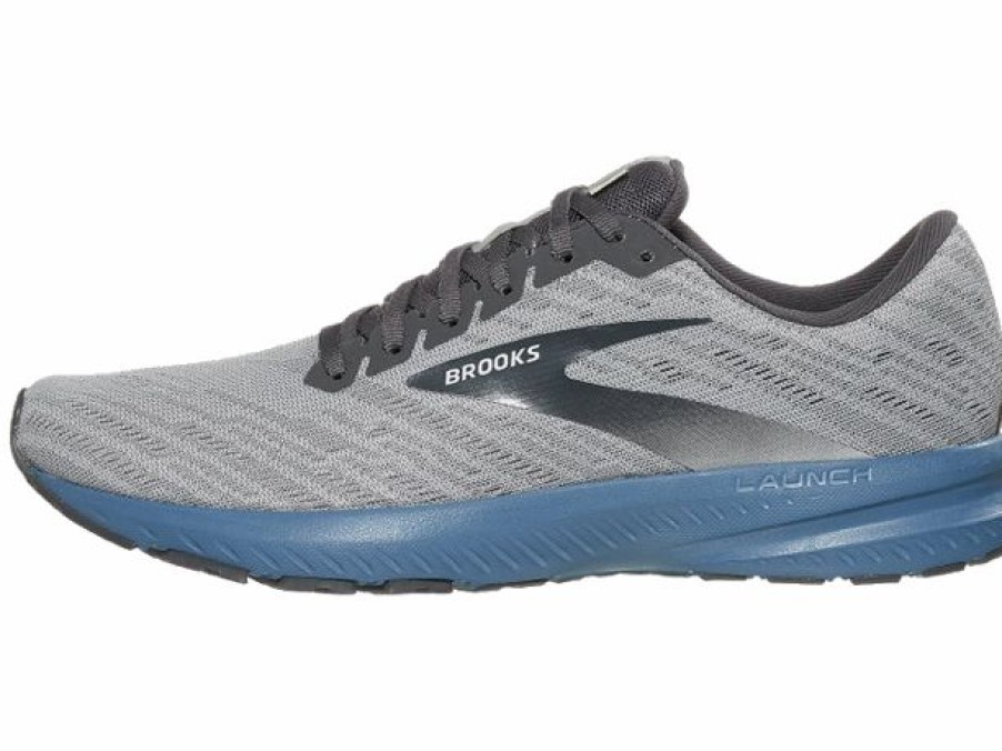 Footwear * | Brooks Men'S Launch 7 (092 Antarctica/Black/Stellar)