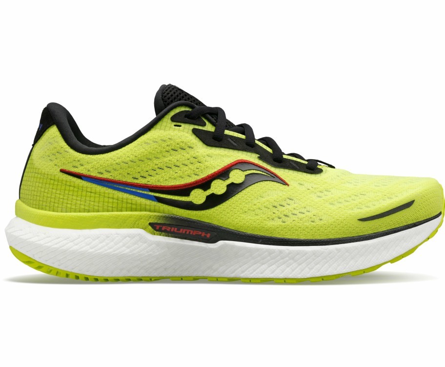 Footwear * | Saucony Men'S Triumph 19 (25 Acid/Blue Raz)